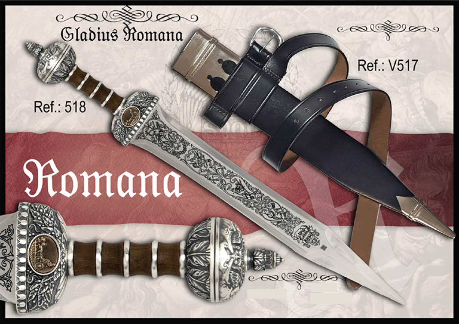 Scheide für das Römisches Gladius - Gaius Julious Caesar