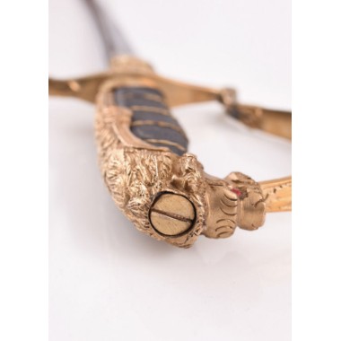 Deutscher Löwenkopfparadesäbel - Offizierssäbel