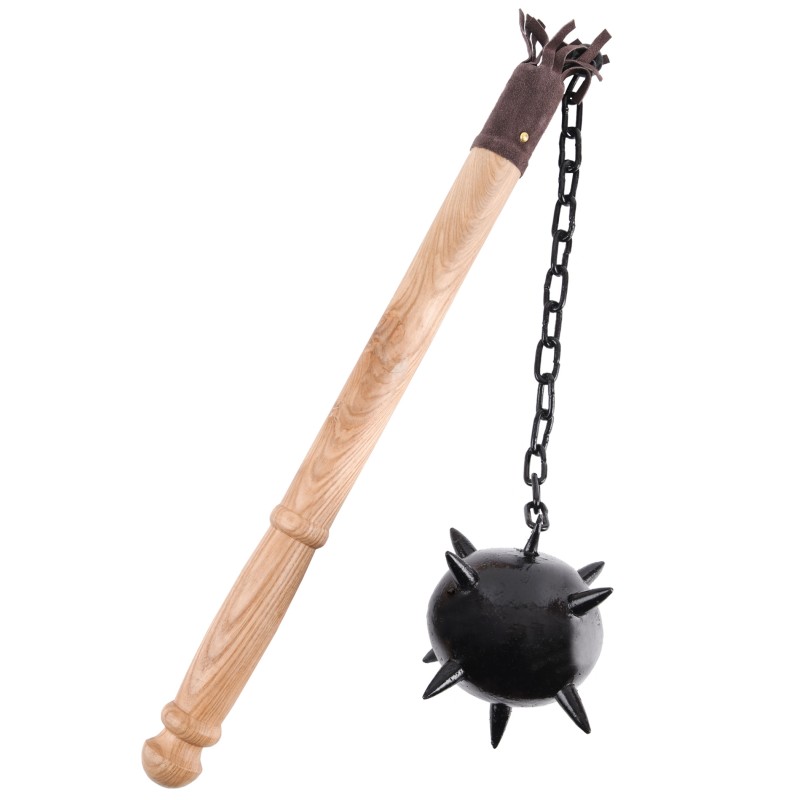 Morgenstern mit einer Eisenkugel