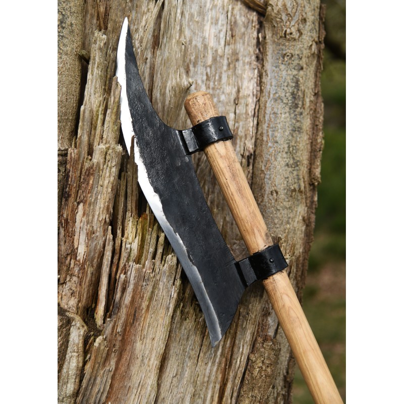 Handgeschmiedete Hellebarde