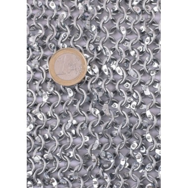 Kettenhaube, vernietet, verzinkt, ID 9mm