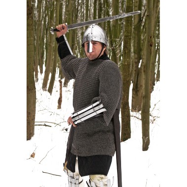 Kettenhemd Haubergeon, ID 8 mm, unbehandelt