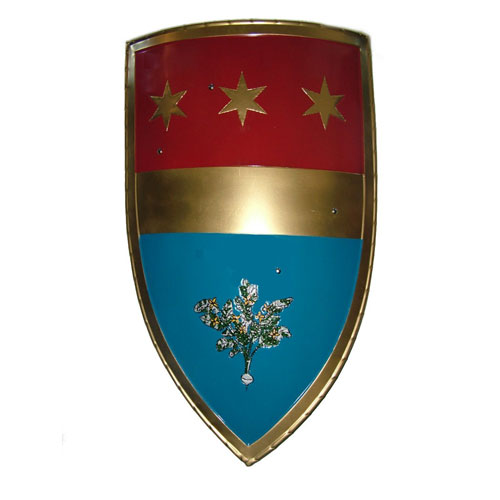Heraldischer Schild auf Anfrage