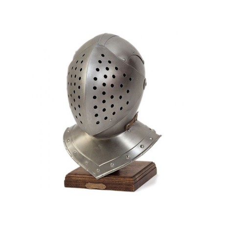 Kolbenturnierhelm - Visier Helm