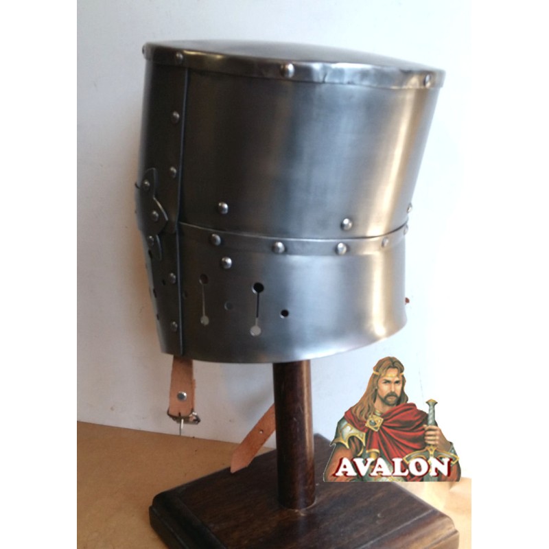 Templerhelm - Kreuzritter Helm - Schaukampfhelm