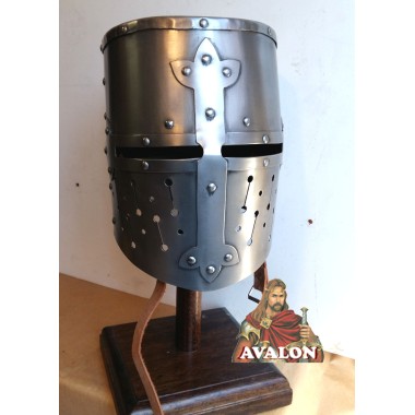 Templerhelm - Kreuzritter Helm - Schaukampfhelm
