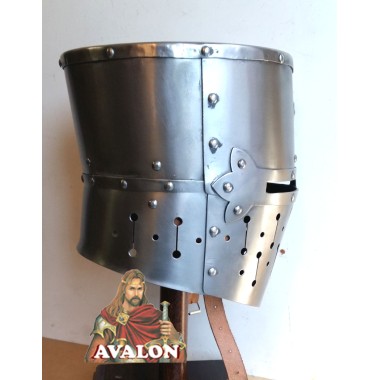 Templerhelm - Kreuzritter Helm - Schaukampfhelm