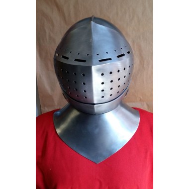 Deutscher Visier Helm - Ritterhelm