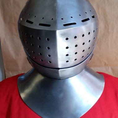 Deutscher Visier Helm - Ritterhelm