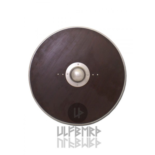 Großer runder Schild-Holz