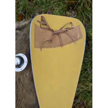 Normannenschild mit verknotetem Greif - holz