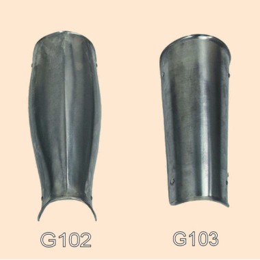 Beinschienen King aus Stahl-Paar