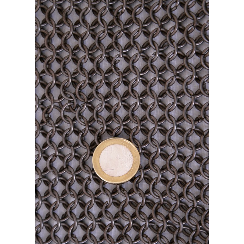 Hauberk aus Federstahl, ID 8mm, unbehandelt