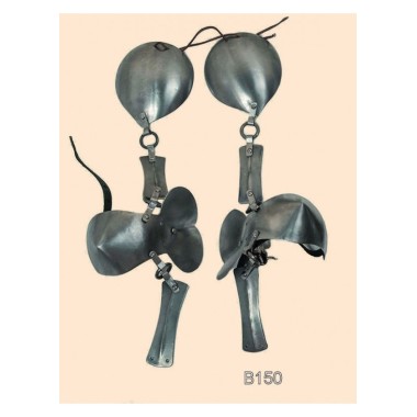 mittelalterliche Kessel Paar 