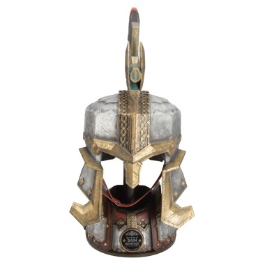 Der Hobbit - Helm von Dain Eisenfuß mit Ständer