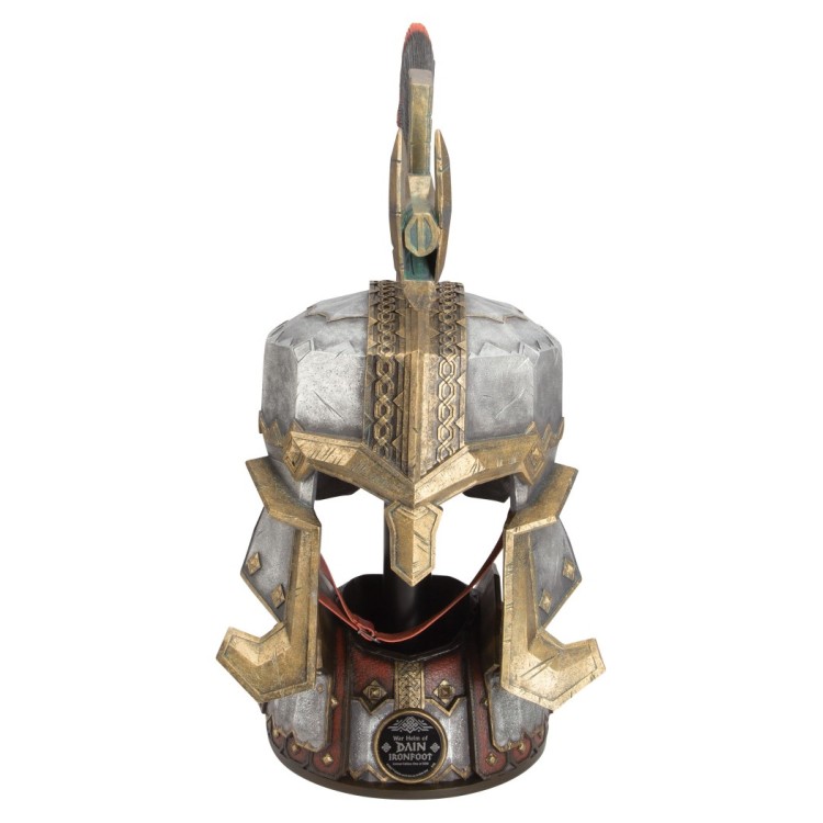 Der Hobbit - Helm von Dain Eisenfuß mit Ständer