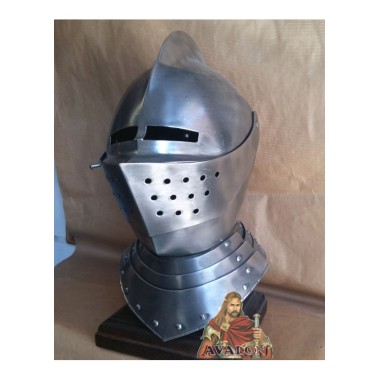 Mittelalterlicher Ritterhelm - Armet - Mittelalterlicher Helm