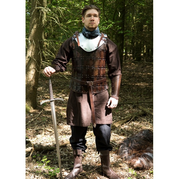 Mittelalterliche Brigantine - Lederrüstung