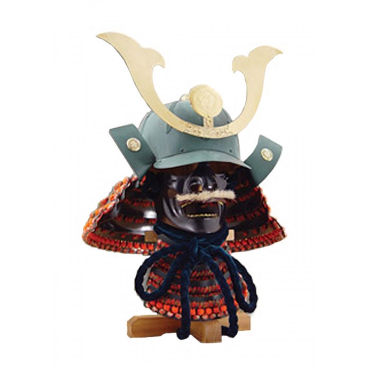 Kabuto Helm des Oda Nobunaga - mit Mempo Maske