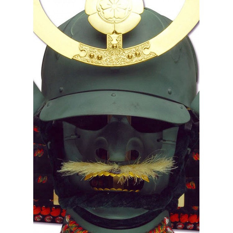 Kabuto Helm des Oda Nobunaga - mit Mempo Maske