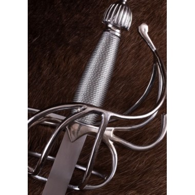 Spanisches Korbrapier mit Scheide