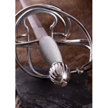 Spanisches Korbrapier mit Scheide