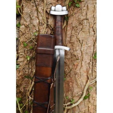 Wikingerschwert mit Lederscheide