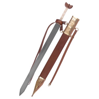 Gladius Roman -Römische Spatha der Kavallerie mit Gurt 