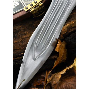 Pugio aus Vindonissa mit Silbertauschierung