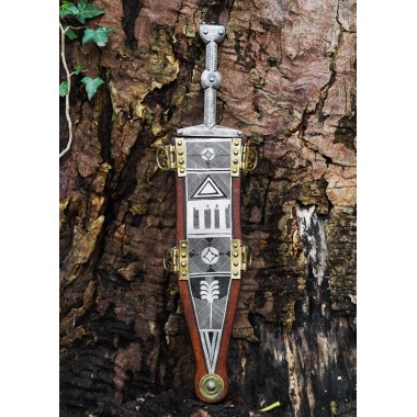 Pugio aus Vindonissa mit Silbertauschierung