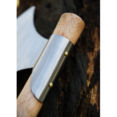 Bartaxt mit Holzschaft