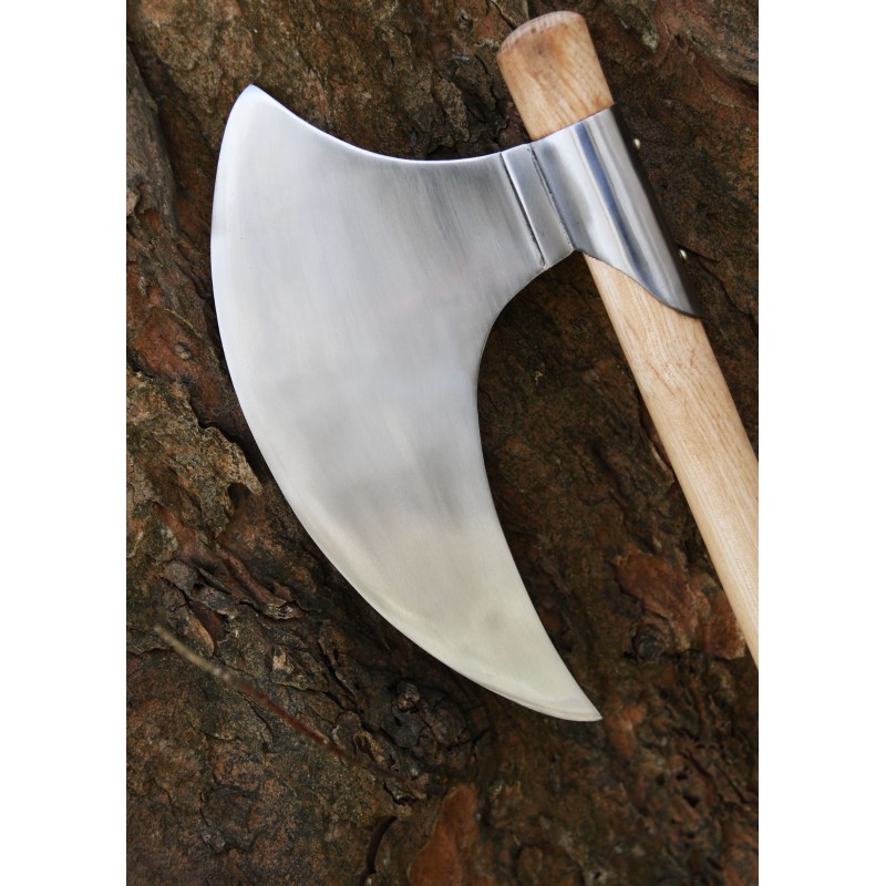 Bartaxt mit Holzschaft