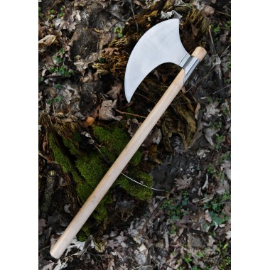 Bartaxt mit Holzschaft