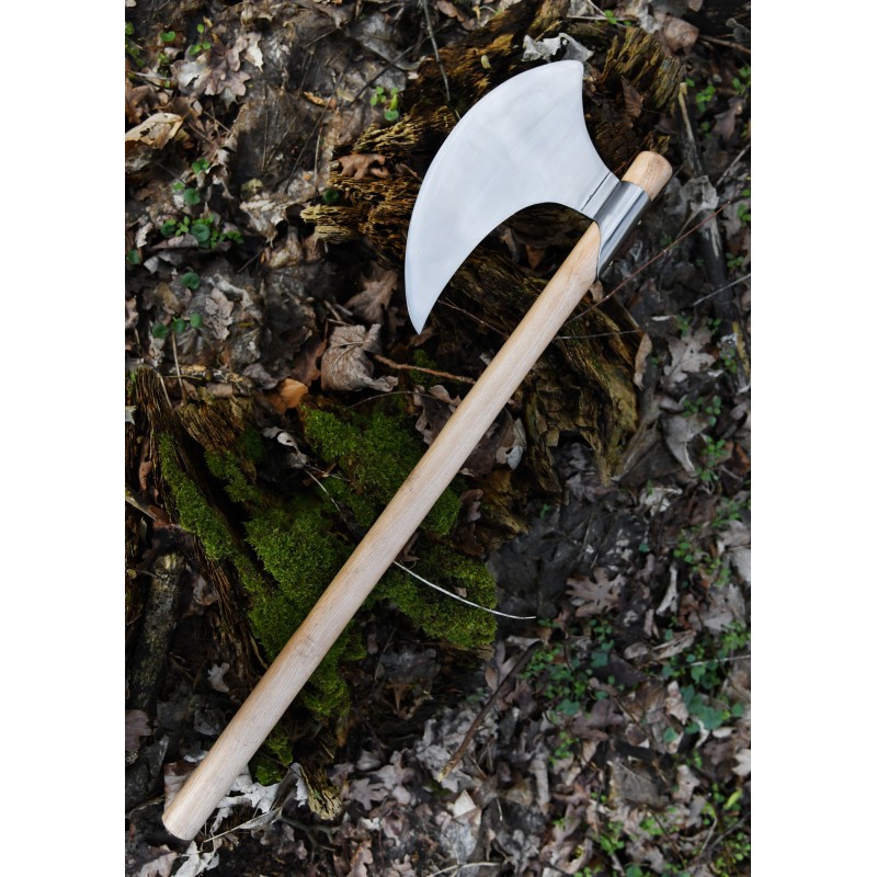 Bartaxt mit Holzschaft