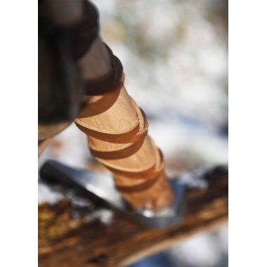 Wikinger-Axt - Gravur und Lederwicklung