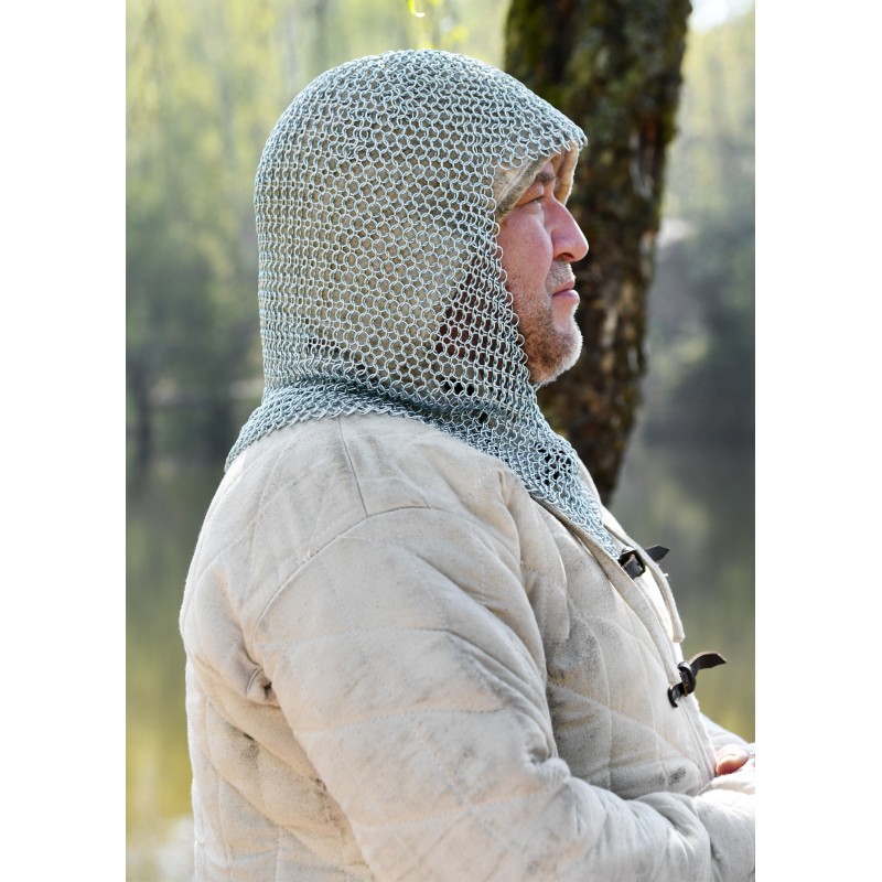 Kettenhaube-V-Auschnitt-ID9mm-verzinkt