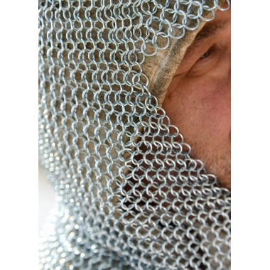 Kettenhaube-V-Auschnitt-ID9mm-verzinkt