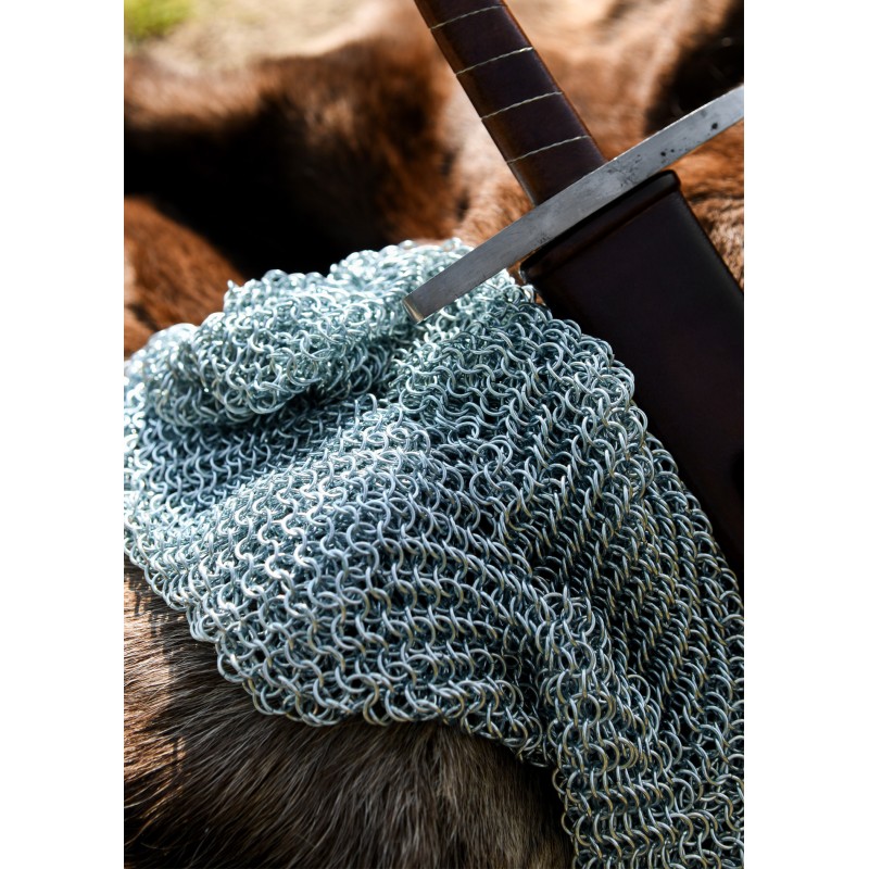 Kettenhaube-V-Auschnitt-ID9mm-verzinkt