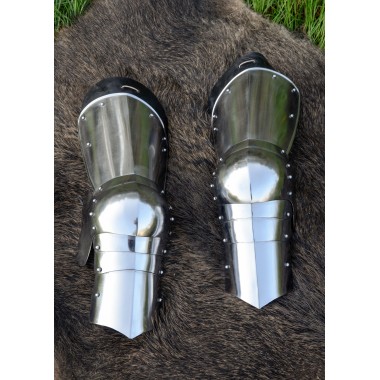 Spätmittelalter-Beinzeug, 1,2 mm Stahl