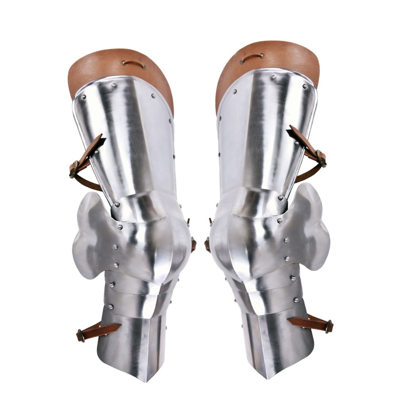 Spätmittelalter-Beinzeug, 1,2 mm Stahl