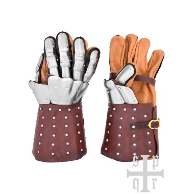 Mittelalterliche Panzerhandschuhe - Schlacht von Visby