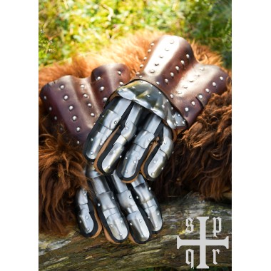 Mittelalterliche Panzerhandschuhe - Schlacht von Visby