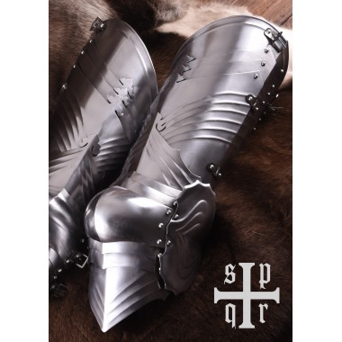 Gotisches Beinzeug 1,6 mm Stahl