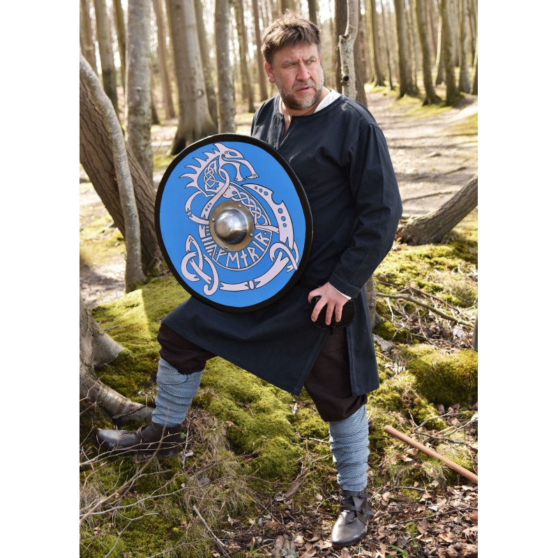 Wikingerschild mit Fenrir-Motiv