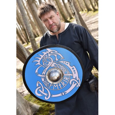 Wikingerschild mit Fenrir-Motiv