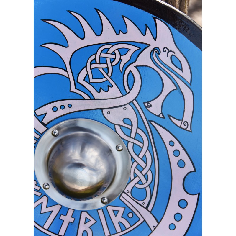 Wikingerschild mit Fenrir-Motiv