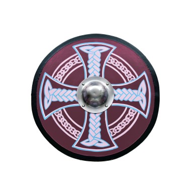Wikingerschild mit Keltenkreuz-Motiv