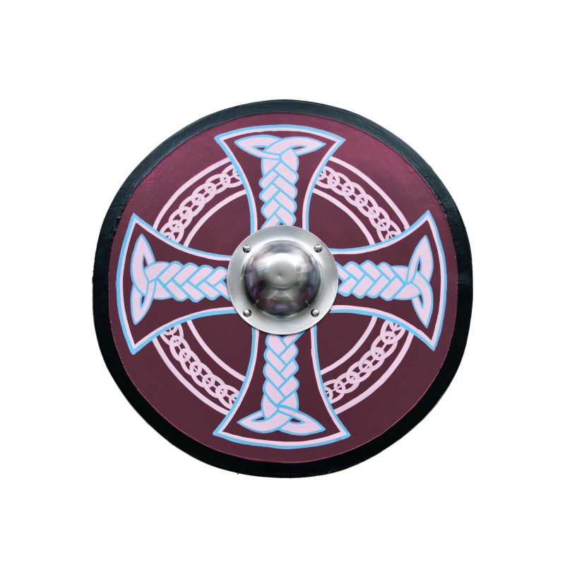 Wikingerschild mit Keltenkreuz-Motiv