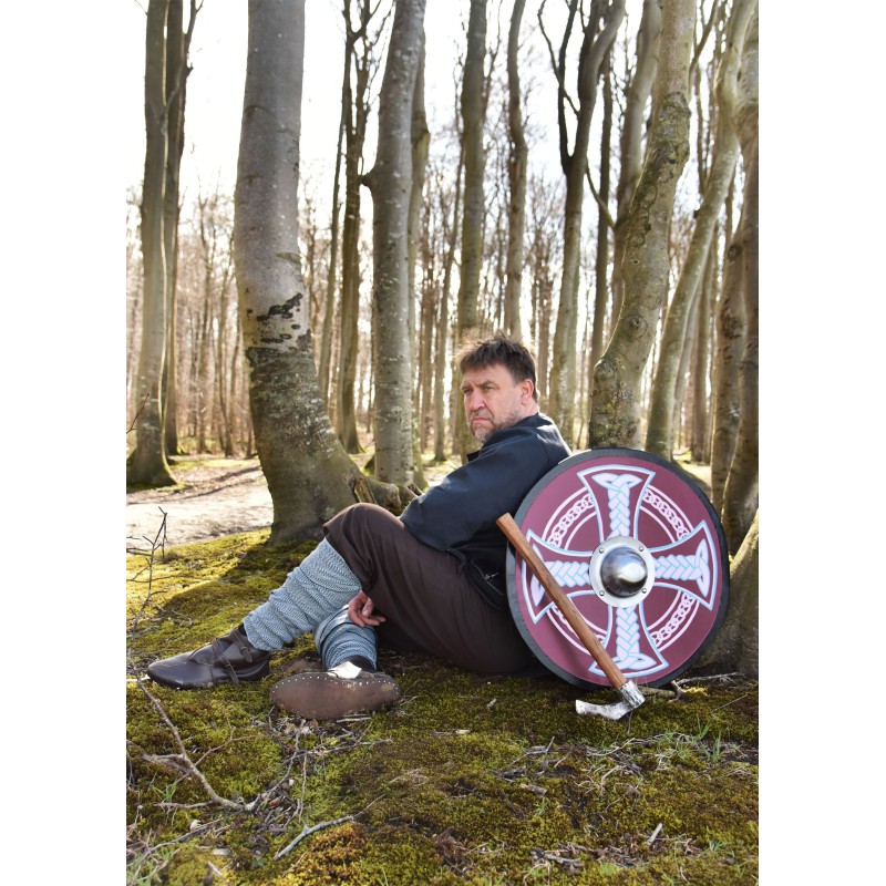 Wikingerschild mit Keltenkreuz-Motiv