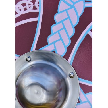 Wikingerschild mit Keltenkreuz-Motiv